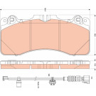 TRW | Bremsbelagsatz, Scheibenbremse | GDB3506 TRW | Bremsbelagsatz, Scheibenbremse | GDB3506