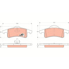 TRW | Bremsbelagsatz, Scheibenbremse | GDB4127 TRW | Bremsbelagsatz, Scheibenbremse | GDB4127