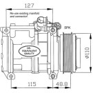 NRF | Kompressor, Klimaanlage | 32048