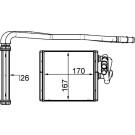 Mahle | Wärmetauscher, Innenraumheizung | AH 197 000S