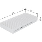 BOSCH 1 987 432 184 Innenraumfilter BOSCH 1 987 432 184 Innenraumfilter