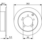 BOSCH | Bremsscheibe | 0 986 479 512