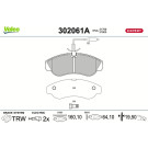 Valeo | Bremsbelagsatz, Scheibenbremse | 302061A Valeo | Bremsbelagsatz, Scheibenbremse | 302061A