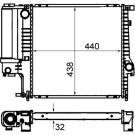 Mahle | Kühler, Motorkühlung | CR 330 000S