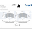 Delphi | Bremsbelagsatz, Scheibenbremse | LP2506 Delphi | Bremsbelagsatz, Scheibenbremse | LP2506