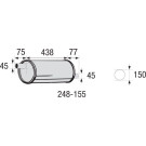 Bosal | Mittelschalldämpfer | 248-155