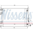 Nissens | Kühler, Motorkühlung | 67553