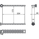 Mahle | Wärmetauscher, Innenraumheizung | AH 270 000S