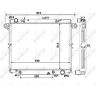 NRF | Kühler, Motorkühlung | 53919