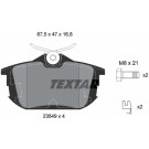 Textar | Bremsbelagsatz, Scheibenbremse | 2354901 Textar | Bremsbelagsatz, Scheibenbremse | 2354901