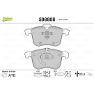 Valeo | Bremsbelagsatz, Scheibenbremse | 598808 Valeo | Bremsbelagsatz, Scheibenbremse | 598808