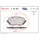 Brembo | Bremsbelagsatz, Scheibenbremse | P 49 054 Brembo | Bremsbelagsatz, Scheibenbremse | P 49 054