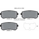 Textar | Bremsbelagsatz, Scheibenbremse | 2432001 Textar | Bremsbelagsatz, Scheibenbremse | 2432001