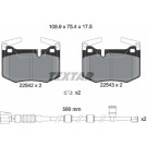 Textar | Bremsbelagsatz, Scheibenbremse | 2254201 Textar | Bremsbelagsatz, Scheibenbremse | 2254201