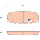 TRW | Bremsbelagsatz, Scheibenbremse | GDB3491 TRW | Bremsbelagsatz, Scheibenbremse | GDB3491