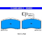 ATE | Bremsbelagsatz, Scheibenbremse | 13.0460-4802.2 ATE | Bremsbelagsatz, Scheibenbremse | 13.0460-4802.2
