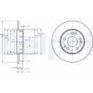 Delphi | Bremsscheibe | BG2314