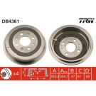 TRW | Bremstrommel | DB4361