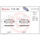 Brembo | Bremsbelagsatz, Scheibenbremse | P 24 160 Brembo | Bremsbelagsatz, Scheibenbremse | P 24 160