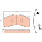 TRW | Bremsbelagsatz, Scheibenbremse | GDB5089 TRW | Bremsbelagsatz, Scheibenbremse | GDB5089