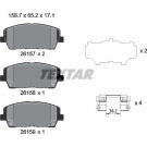 Textar | Bremsbelagsatz, Scheibenbremse | 2615701 Textar | Bremsbelagsatz, Scheibenbremse | 2615701