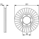 BOSCH | Bremsscheibe | 0 986 479 053