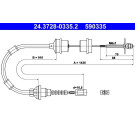 ATE | Seilzug, Kupplungsbetätigung | 24.3728-0335.2