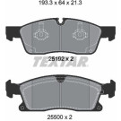 Textar | Bremsbelagsatz, Scheibenbremse | 2519202 Textar | Bremsbelagsatz, Scheibenbremse | 2519202