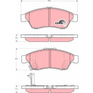 TRW | Bremsbelagsatz, Scheibenbremse | GDB3290 TRW | Bremsbelagsatz, Scheibenbremse | GDB3290