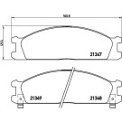 Brembo | Bremsbelagsatz, Scheibenbremse | P 24 026