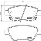 Brembo | Bremsbelagsatz, Scheibenbremse | P 59 081 Brembo | Bremsbelagsatz, Scheibenbremse | P 59 081