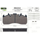 Valeo | Bremsbelagsatz, Scheibenbremse | 882244 Valeo | Bremsbelagsatz, Scheibenbremse | 882244