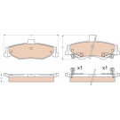 TRW | Bremsbelagsatz, Scheibenbremse | GDB3570 TRW | Bremsbelagsatz, Scheibenbremse | GDB3570