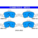 ATE | Bremsbelagsatz, Scheibenbremse | 13.0460-7312.2 ATE | Bremsbelagsatz, Scheibenbremse | 13.0460-7312.2