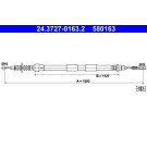 ATE | Seilzug, Feststellbremse | 24.3727-0163.2