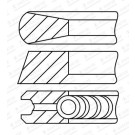 Goetze Engine | Kolbenringsatz | 08-443400-00