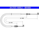 ATE | Seilzug, Feststellbremse | 24.3727-1055.2