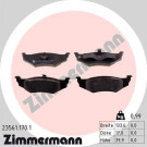 Zimmermann | Bremsbelagsatz, Scheibenbremse | 23561.170.1 Zimmermann | Bremsbelagsatz, Scheibenbremse | 23561.170.1