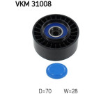 SKF | Umlenk-/Führungsrolle, Keilrippenriemen | VKM 31008