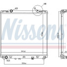 Nissens | Kühler, Motorkühlung | 66773