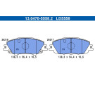 ATE | Bremsbelagsatz, Scheibenbremse | 13.0470-5558.2 ATE | Bremsbelagsatz, Scheibenbremse | 13.0470-5558.2