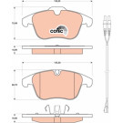 TRW | Bremsbelagsatz, Scheibenbremse | GDB1818 TRW | Bremsbelagsatz, Scheibenbremse | GDB1818