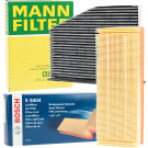 MANN-FILTER CUK 2939 Aktivkohlefilter + BOSCH 1 987 429 404 Luftfilter