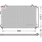 Denso | Kondensator, Klimaanlage | DCN50059