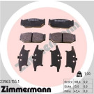 Zimmermann | Bremsbelagsatz, Scheibenbremse | 23963.155.1 Zimmermann | Bremsbelagsatz, Scheibenbremse | 23963.155.1