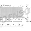 Denso | Kühler, Motorkühlung | DRM36015