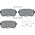 Textar | Bremsbelagsatz, Scheibenbremse | 2494901 Textar | Bremsbelagsatz, Scheibenbremse | 2494901
