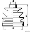 Herth+Buss Jakoparts | Faltenbalgsatz, Antriebswelle | J2861004