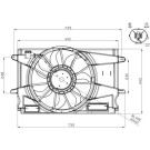 NRF | Lüfter, Motorkühlung | 47951
