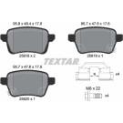 Textar | Bremsbelagsatz, Scheibenbremse | 2581802 Textar | Bremsbelagsatz, Scheibenbremse | 2581802